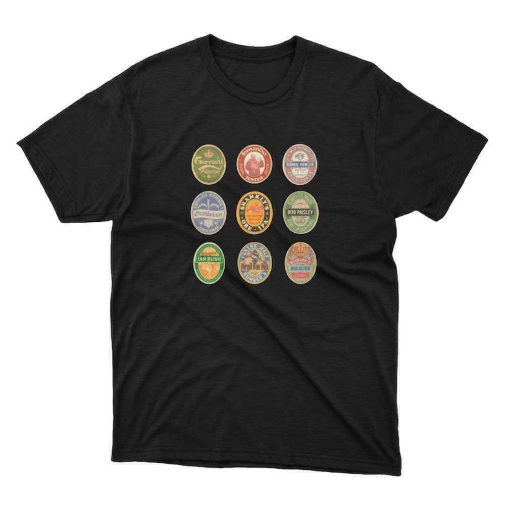 Liverpool Beer Mat Club Legends Soccer Fan Graphic Unisex T-Shirt